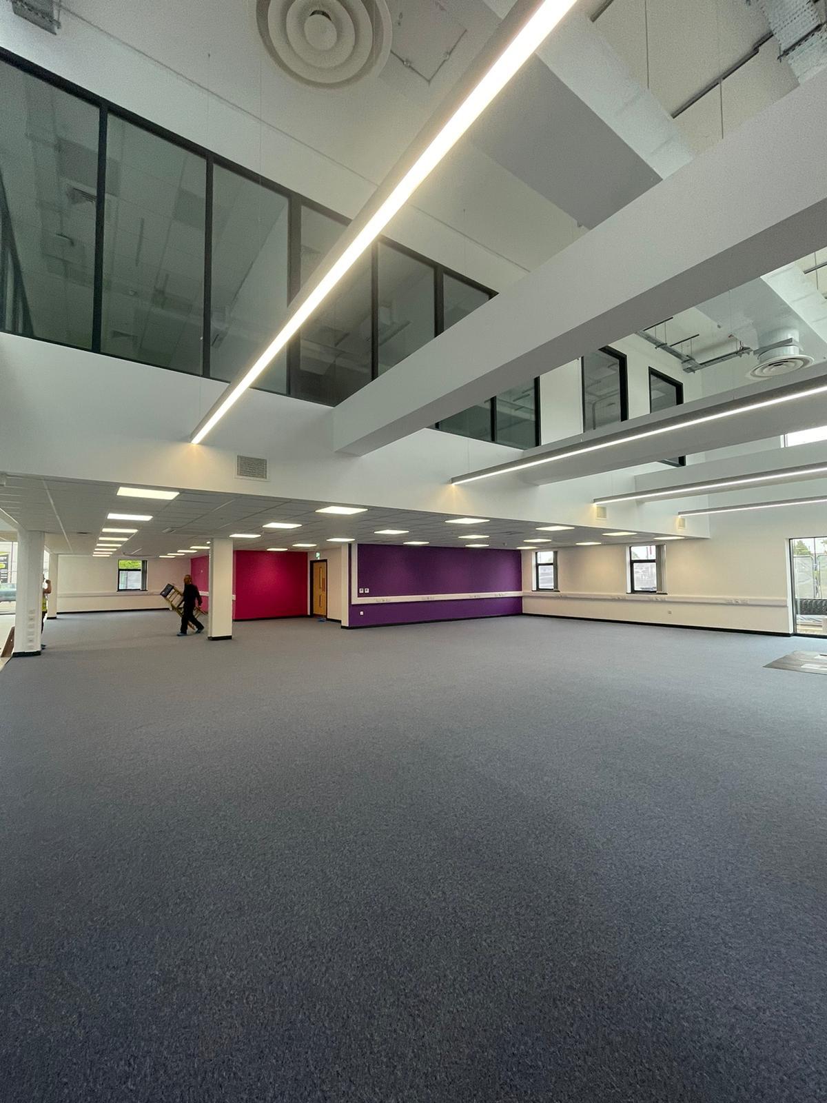 Completed education atrium