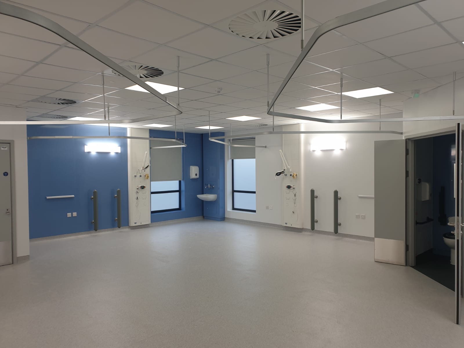 Completed clinical suite ready for operational use