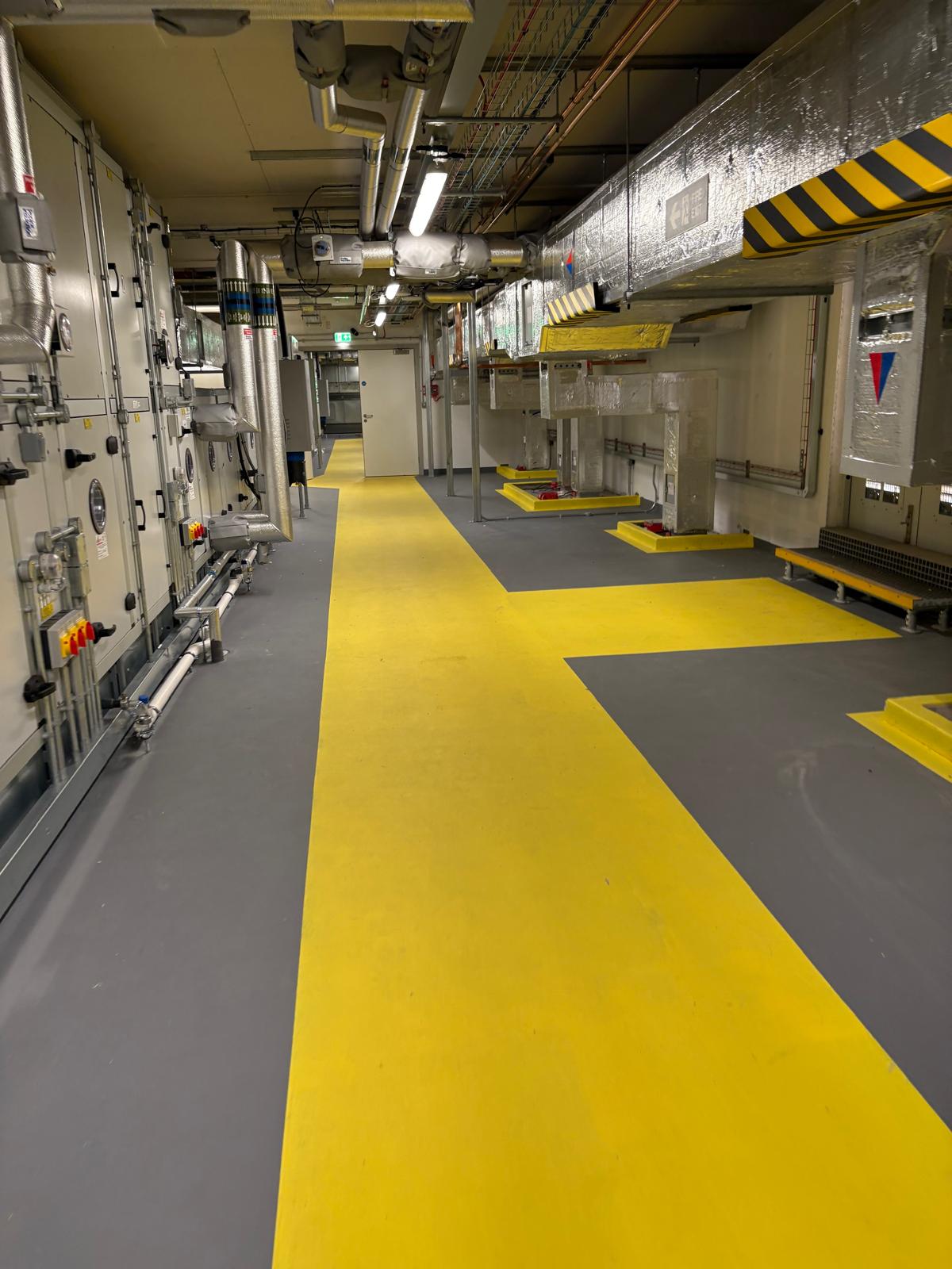Coordinated healthcare plant room demonstrating technical interface assurance